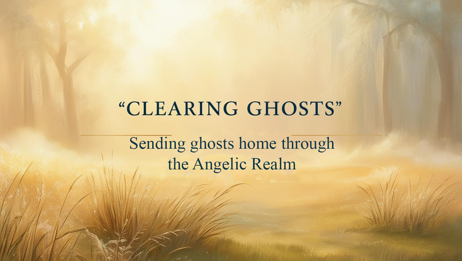 Clearing Ghosts